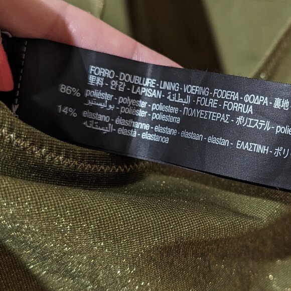 Zara - Green one piece swimsuit - size M - Picture 5 of 6